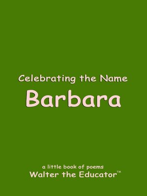 cover image of Celebrating the Name Barbara